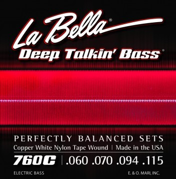 LA BELLA 760C струны для 4-струнной бас-гитары