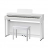 Цифровое пианино 88 клавиш KAWAI CN201 W со стойкой и банкеткой