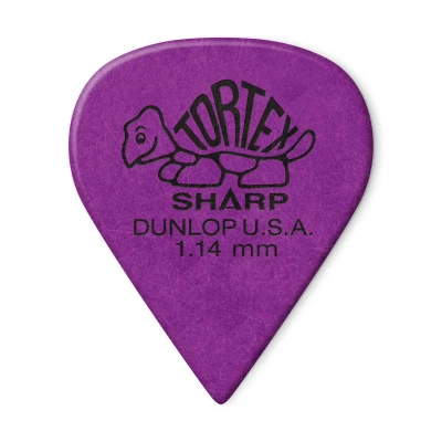 Медиаторы Dunlop 412R114 Tortex Sharp, толщина 1.14 мм, 72 шт.