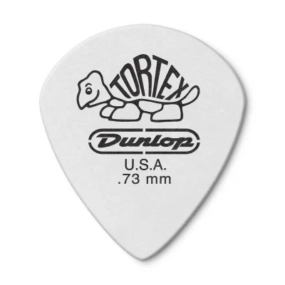 Медиаторы Dunlop 478P073 Tortex White Jazz III, толщина 0.73 мм, 12 шт.