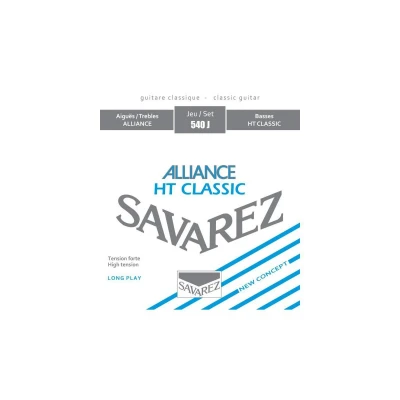Струны для классической гитары Savarez 540J Alliance HT Classic Blue high tension, нейлон