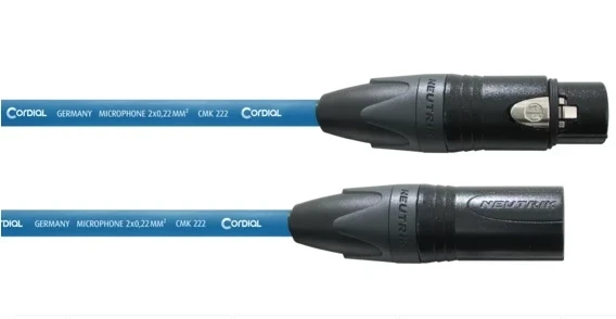 Микрофонный кабель Cordial CPM 10 FM BLUE