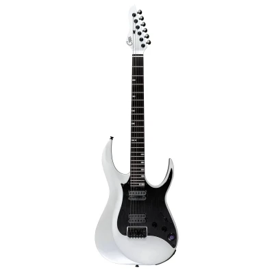 Электрогитара со встроенным процессором Mooer GTRS M800 Pearl White, HH, цвет Pearl White
