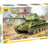 Советский средний танк Т-34/85 (без клея) 1/72