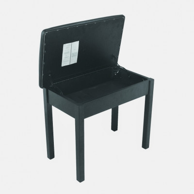 ONSTAGE KB8902B скамейка, одноуровневая, деревянная, чёрная, класс "делюкс"