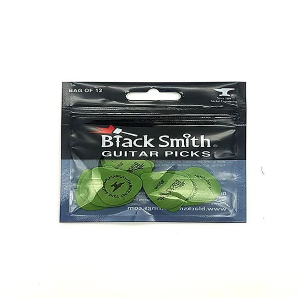 Медиаторы delrin 0.88 мм BlackSmith Standard Picks SDP088GN-MH, 12 шт, Medium Heavy, Green