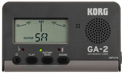 KORG GA-2 цифровой тюнер для гитары/бас-гитары