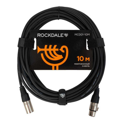Микрофонный кабель ROCKDALE MC001-10M, XLR, 10м