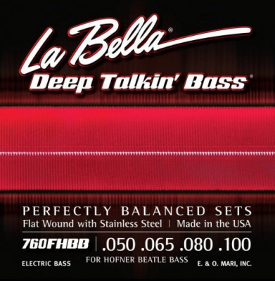 LA BELLA 760FHBB струны для 4-струнной бас-гитары