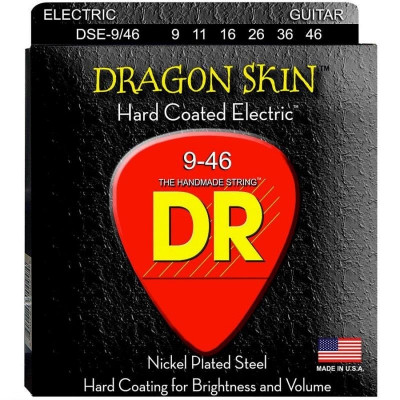 DR DSE-9/46 Dragon Skin струны для электрогитары среднелегкого натяжения (9-46)
