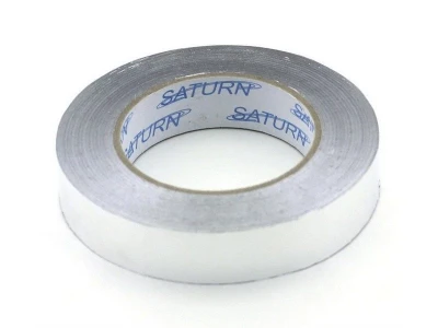 Лента клейкая алюминиевая, 25 мм х 50 м, 30 мкм