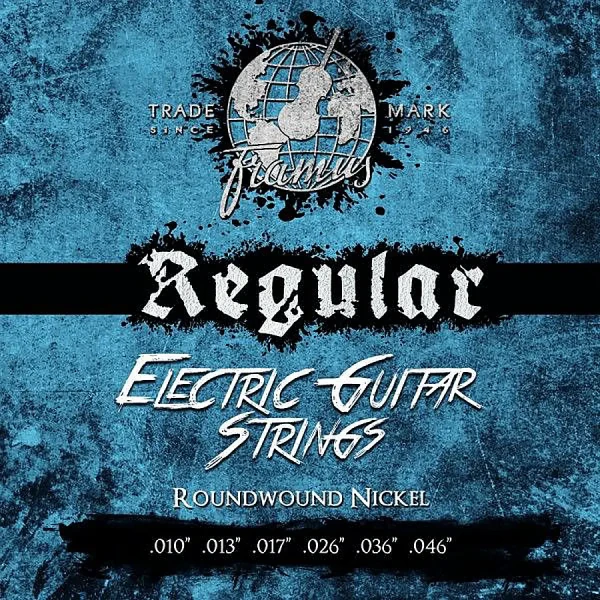 Струны для электрогитары Framus 45220REG Blue Label 10-46 (Regular), никель
