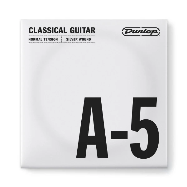 Струна A (5-я) для классической гитары Dunlop DCV05ANS Nylon Silver Wound, нейлон, посеребрённая медь
