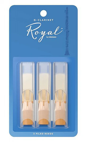 Трости для кларнета Bb Rico RCB0325 Royal (2 1/2), 3 шт. в пачке