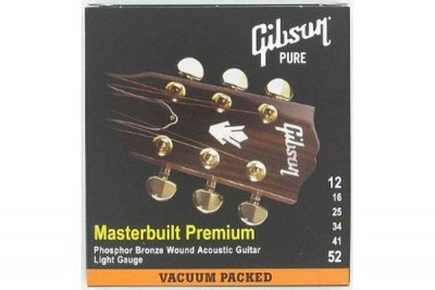 GIBSON SAG-MB12 MASTERBUILT PHOSPHOR BR .012-.052 струны для акустической гитары