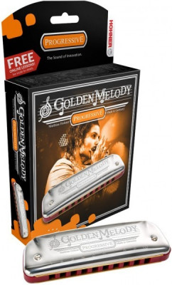 Hohner Golden Melody 542-20 Bb губная гармошка диатоническая