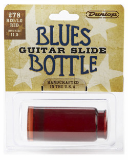 DUNLOP 278 Red Blues Bottle Regular Large слайд для гитары стеклянный