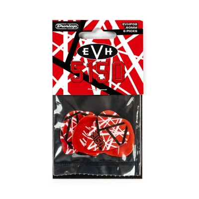 Медиаторы Dunlop EVHP08 EVH Max-Grip, толщина 0.6 мм, 6 шт.