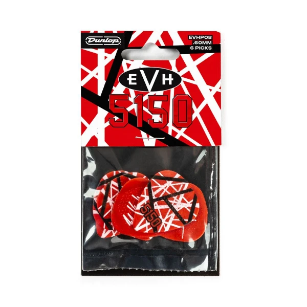 Медиаторы Dunlop EVHP08 EVH Max-Grip, толщина 0.6 мм, 6 шт.