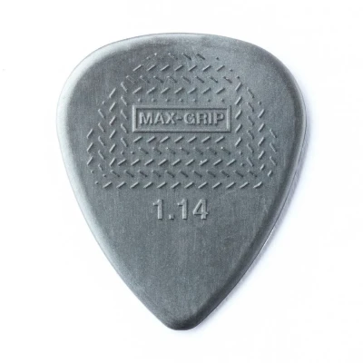Медиаторы Dunlop 449P114 Max-Grip Nylon Standard, толщина 1.14 мм, 12 шт.
