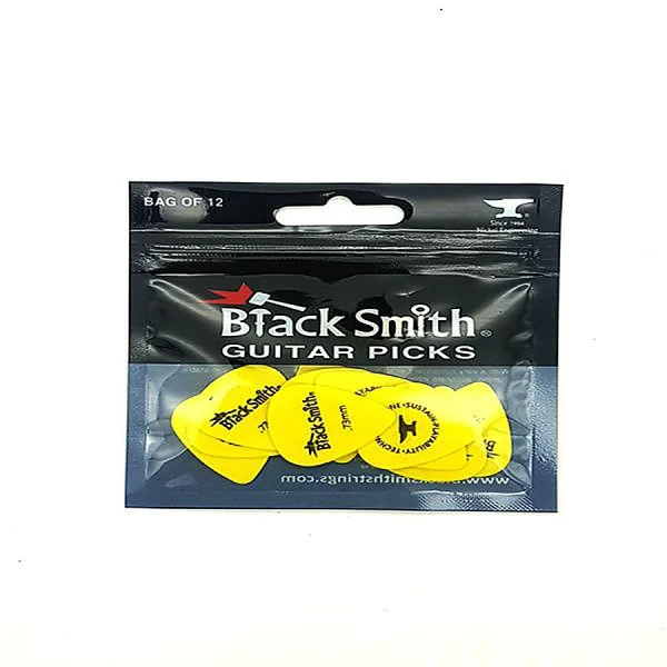 Упаковка медиаторов delrin 0.73 мм BlackSmith Standard Picks SDP073YW-M Medium Yellow, 12