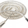 VOX Vintage Coiled Cable VCC-90SL гитарный кабель, серебристый