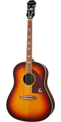 EPIPHONE Masterbilt Texan Faded Cherry Aged Gloss электроакустическая гитара