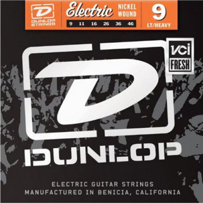 DUNLOP DEN Nickel Plated Steel Light/Heavy 09-46 струны для электрогитары