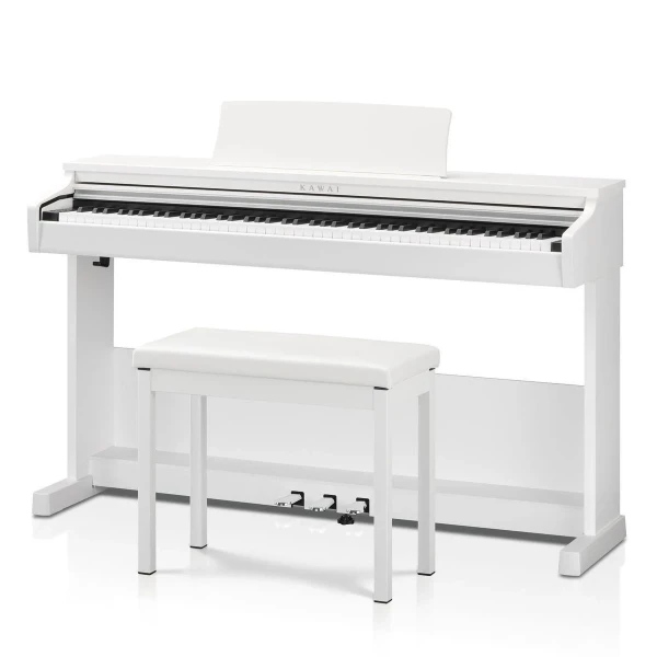 Цифровое пианино с банкеткой Kawai CX102 W, 88 клавиш, 192 полифония, 17 тембров, Bluetooth MIDI