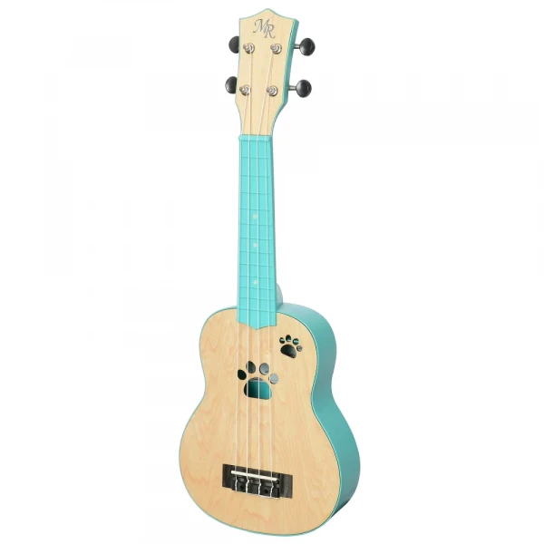 Укулеле-сопрано MARTIN ROMAS MRP-PAW LBL чехол, ABS-пластик, отделка - матовая голубого цвета