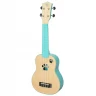 Укулеле-сопрано MARTIN ROMAS MRP-PAW LBL чехол, ABS-пластик, отделка - матовая голубого цвета