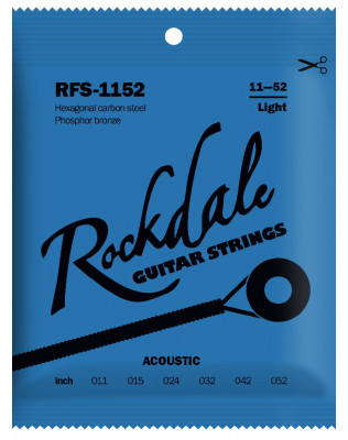 ROCKDALE RFS-1152 струны для акустической гитары, фосфорная бронза, 11-52