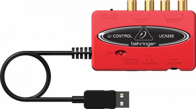 BEHRINGER UCA 222 U-CONTROL звуковая карта USB внешняя