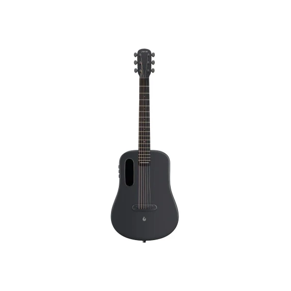Трансакустическая гитара Lava ME Air Carbon Black, тонкий корпус, цвет черный, с чехлом