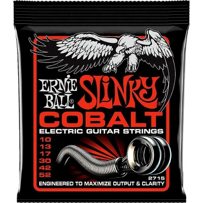 Струны для электрогитары Ernie Ball 2715 Cobalt Electric Skinny Top Heavy Bottom Slinky 10-52