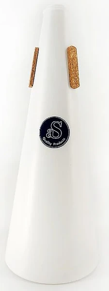 Сурдина прямая для тромбона Arnolds&Sons Trombone Mute Straight, пластик, белая
