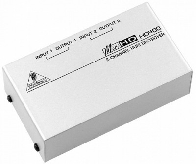 BEHRINGER HD 400 MICROHD - 2-канальный пассивный DI-box