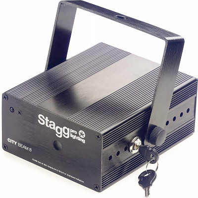 STAGG SLR CITY 8-2 BK лазерный проектор цветомузыка + LED прибор