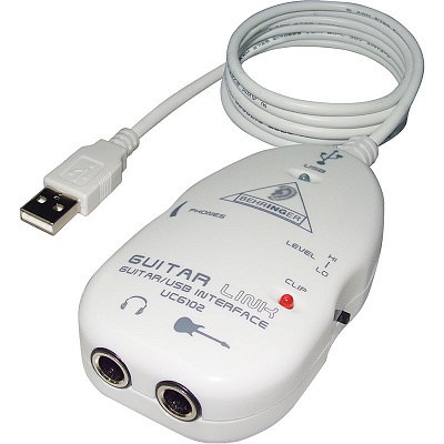 BEHRINGER UCG 102 GUITAR LINK звуковая карта USB внешняя