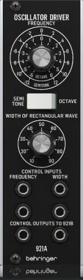 Модульный синтезатор BEHRINGER 921A OSCILLATOR DRIVER регулятора частоты октавных и полутоновых частот