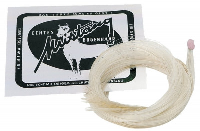 Волос для смычка скрипки/альта GEWA Mustang Bow Hair Standard 12 шт