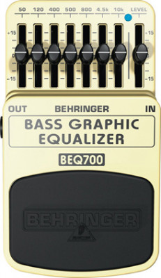 Эквалайзер для бас-гитары или клавишных BEHRINGER BEQ700 - 7-полосный графический