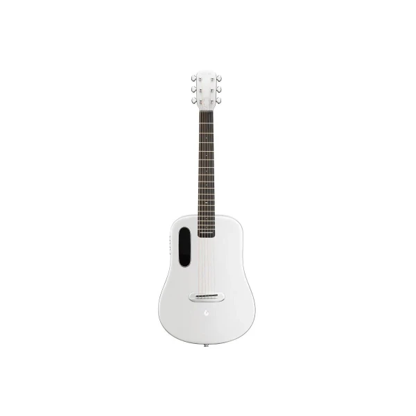 Трансакустическая гитара Lava ME Air Carbon Silver, тонкий корпус, цвет серебристый, с чехлом