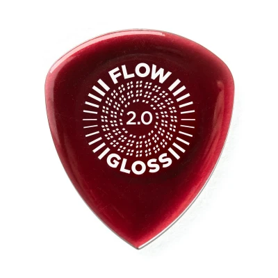 Медиаторы Dunlop 550P200 Flow Gloss 3Pack, толщина 2 мм, 3 шт.