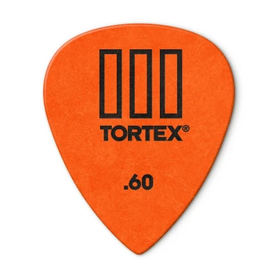 Медиаторы Dunlop 462P060 Tortex TIII, толщина 0.6 мм, 12 шт.