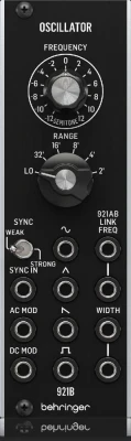 Модульный синтезатор BEHRINGER 921B OSCILLATOR осцилятора, 4 выхода под разные формы волны