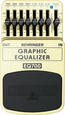 Эквалайзер для гитары или клавишных BEHRINGER EQ700 - 7-полосный графический