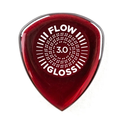 Медиаторы Dunlop 550P300 Flow Gloss 3Pack, толщина 3 мм, 3 шт.