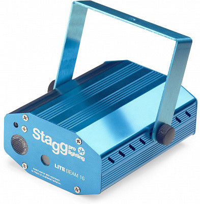 STAGG SLR LITE 16-2 BL лазерный проектор цветомузыка + LED прибор