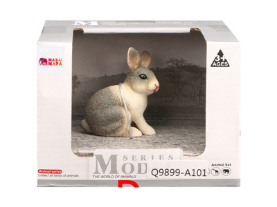 Фигурка игрушка MASAI MARA MM212-203 серии "На ферме": кролик серый